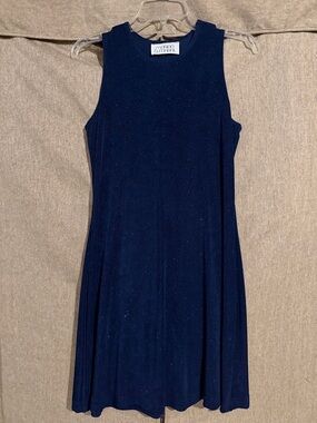 Sleeveless Navy Mini Dress